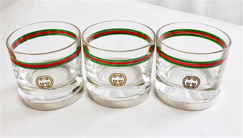 gucci drinkware|Gucci flatware set.